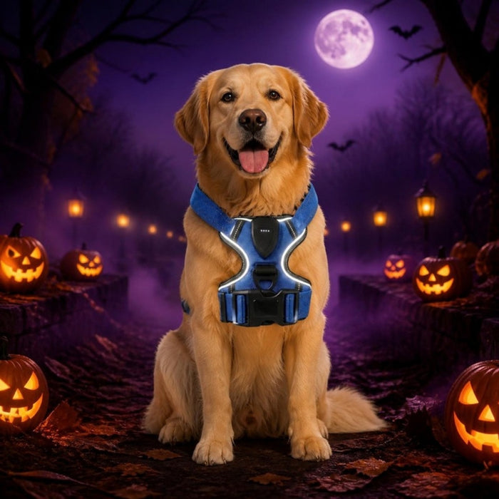 Chaleco LED para Perros – Alta Visibilidad en Paseos Nocturnos