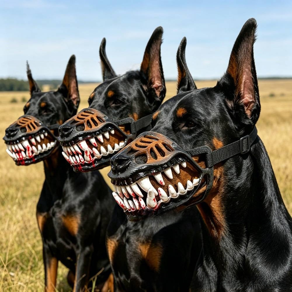 Máscara de Dinosaurio para Perro – Disfraz de Halloween