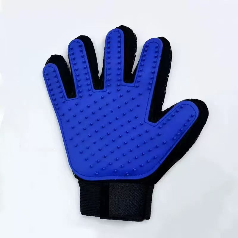 Guantes de Aseo y Masaje para Perros y Gatos | Cepillo Quitapelos de Cinco Dedos