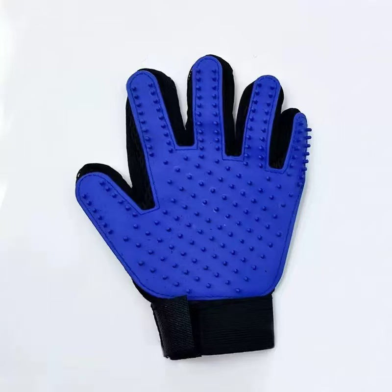 Guantes de Aseo y Masaje para Perros y Gatos | Cepillo Quitapelos de Cinco Dedos