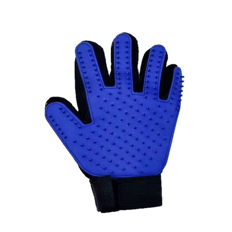 Guantes de Aseo y Masaje para Perros y Gatos | Cepillo Quitapelos de Cinco Dedos